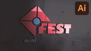 Tutorial membuat logo kombinasi dengan menggunakan Adobe Illustrator.