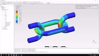 PrePoMax (CalculiX FEA) - Tutorial 14 - Chain links