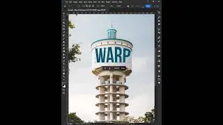 Warp Text With Cylinder Warp in photoshop 