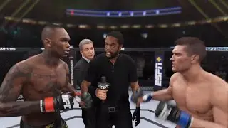 Israel Adesanya vs Stephen Thompson (EA Sports UFC 4)