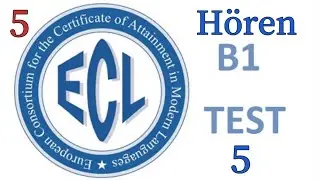 ECL B1 hearing-listening test 1 at ECL level B1- Nghe B1 ECL exam at B1 level-ECL's B1 level exam
