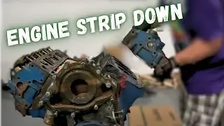 American V8 strip down and inspection