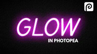 How to Create a Neon Text Effect in Photopea – Glow Like Real Neon!