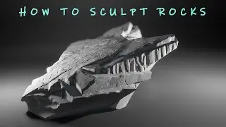 How To Sculpt Rocks in ZBRUSH
