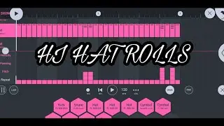 How to make HI HAT Rolls in FL Studio Mobile [Mobile Studio]