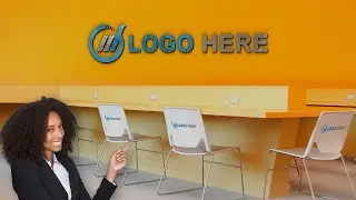 How to Create a Yellow Office Logo Mockup Tutorial in Adobe Photoshop