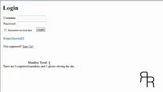 PHP tutorial (Login Form with admin and Advanced features and members accounts part5)