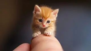 Miniature cute cats