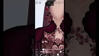 Wedding dress with ibistpaint #batikindonesia #batik #weddingdress #wedding #fashion #draw #art