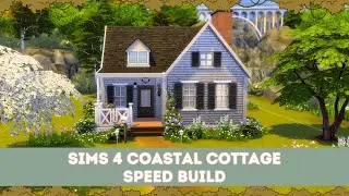 The Sims 4 Coastal Cottage Speed Build | No CC | Exterior