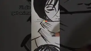 Drawing EREN and MIKASA #anime #animedrawing #drawing #eren #mikasa #erenyeager #attackontitan #aot