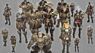 Lion Head Suits and Armors ( suit 1 item, armors Heavy Light and Robe ) for Lineage 2