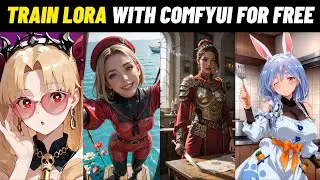 Train LORA model with ComfyUI Locally & FREE & no code For AI Image Generation