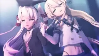 【艦これMMD】Dive to Blue【つみ式天津風/島風】