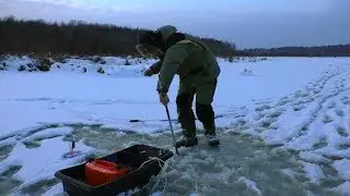 НИКАК НЕ СМОГЛИ ДОСТАТЬ ЕЁ. Рыбалка на жерлицы. Зимняя рыбалка 2018-2019