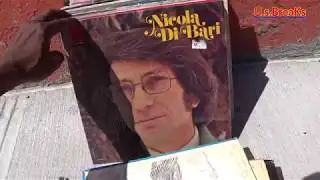 Finding vinyl records in tha' trash.