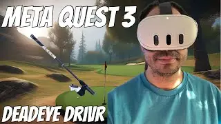 Deadeye VR Elite DriVR Golf Club Handle Meta Quest 3 - Makes Playing Golf Games More Fun!