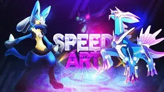 SPEED ART///BANNER DE POKEMON ///PARA JORGUX HD