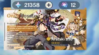 Genshin Impact - Itto/Gorou with Weapon Banner Summons