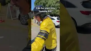 Can He Start This Yamaha RD Two Stroke?