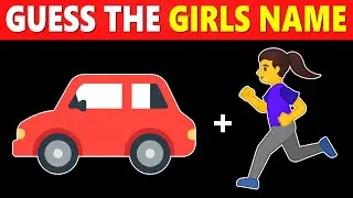 👧 Can You Guess the GIRL'S NAME by Emoji? 👩
