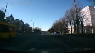 Авария г Гродно 16 02 2015