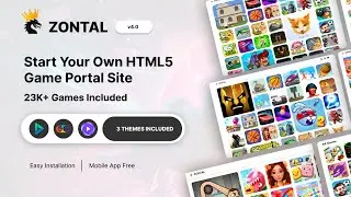Zontal Arcade HTML 5 Game Portal PHP Script | Overview | Coder_mvn
