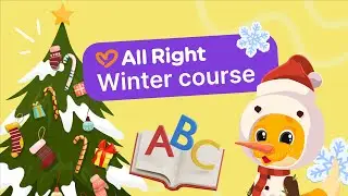 ❄️ Visit a winter fairytale with All Right's Winter Course for kids from 5 to 10 ☃️ English for kids