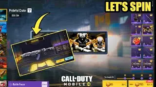 *NEW* Codm Prideful Crate 30 Crates Spin | Ak-47 Orbit And Ruin Prideful