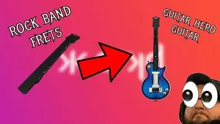 Rock Band fret buttons on a Guitar Hero controller?! ~ CRKD Solo Neck Review!