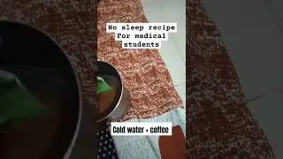 How to keep yourselves awake when EXAM HITS || no sleep recipe|| #ytshorts #shorts