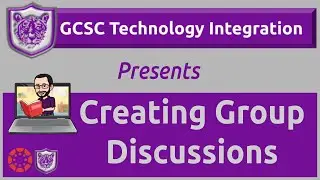 Creating Group Discussions in Canvas