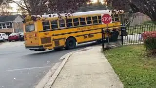 Just trying to get a quick look at MCPS Jouley School Bus 