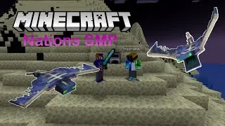 I hate tridents. STRANDED while on ONE HEART?? [Minecraft #NationsSMP ] - LiquidLapis