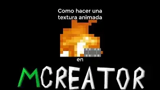 Como hacer una textura animada en Mcreator