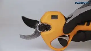SWANSOFT Professional Cordless Electric Pruning Shears with Progressive Function【pru28】