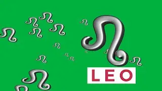 Floating Zodiac Leo Green Screen Effect | Radiant and Confident Visuals