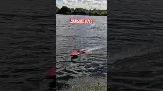 27cc Zenoah engine RC gas boat Banshee45” #zenoah #rcboating #msd