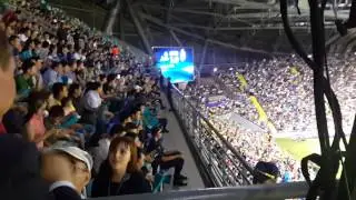 Волна на матче Астана-АПОЭЛ