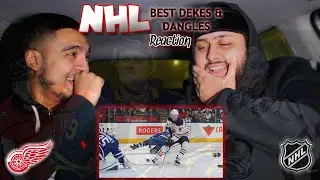 BRITISH BOYS REACT TO 'BEST NHL DEKES & DANGLES'!! (PART 2)