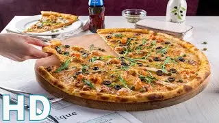 Pizza Recipe | Eat Healthy | No Copyright Video | Free Stock Footage