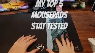 Testing my Top Five Mousepads - 2021 - Xtrfy, Artisan, Odin,  Xray Pad, & Tiger Esports