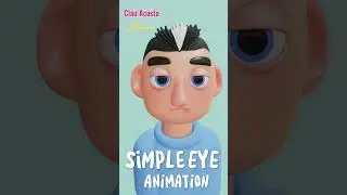 A simple eye animation on Blender #animation #art #blender #design #asmr #artist #3dart  #challenge