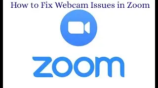 How to Fix Webcam Issues in Zoom - Troubleshoot Web Camera Not Working in ZoomZoom