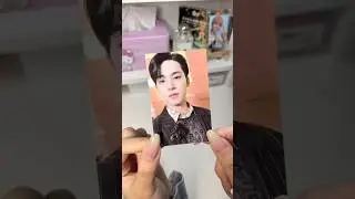 Kim Mingyu seventeen photocard unpack📦🎀#mingyu #mingyusvt #photocard #shorts #unboxingvideo