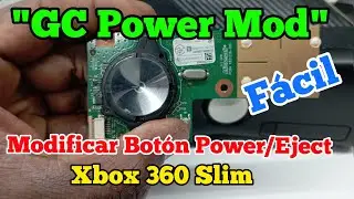 Modificar Botón Power/Eject Xbox 360 Slim  con este Mod.