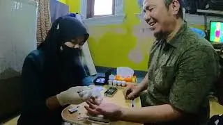 bidan salsa, tensi & blood test