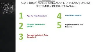 Teks Prosedur Kelas XI