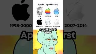 Apple logo evolution 🗿