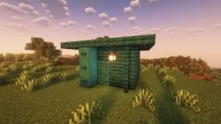 How to build a 5x5 starter house in mincraft tutorial 🔥🔥🏠.